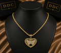 Butterfly Rolex Heart Necklace