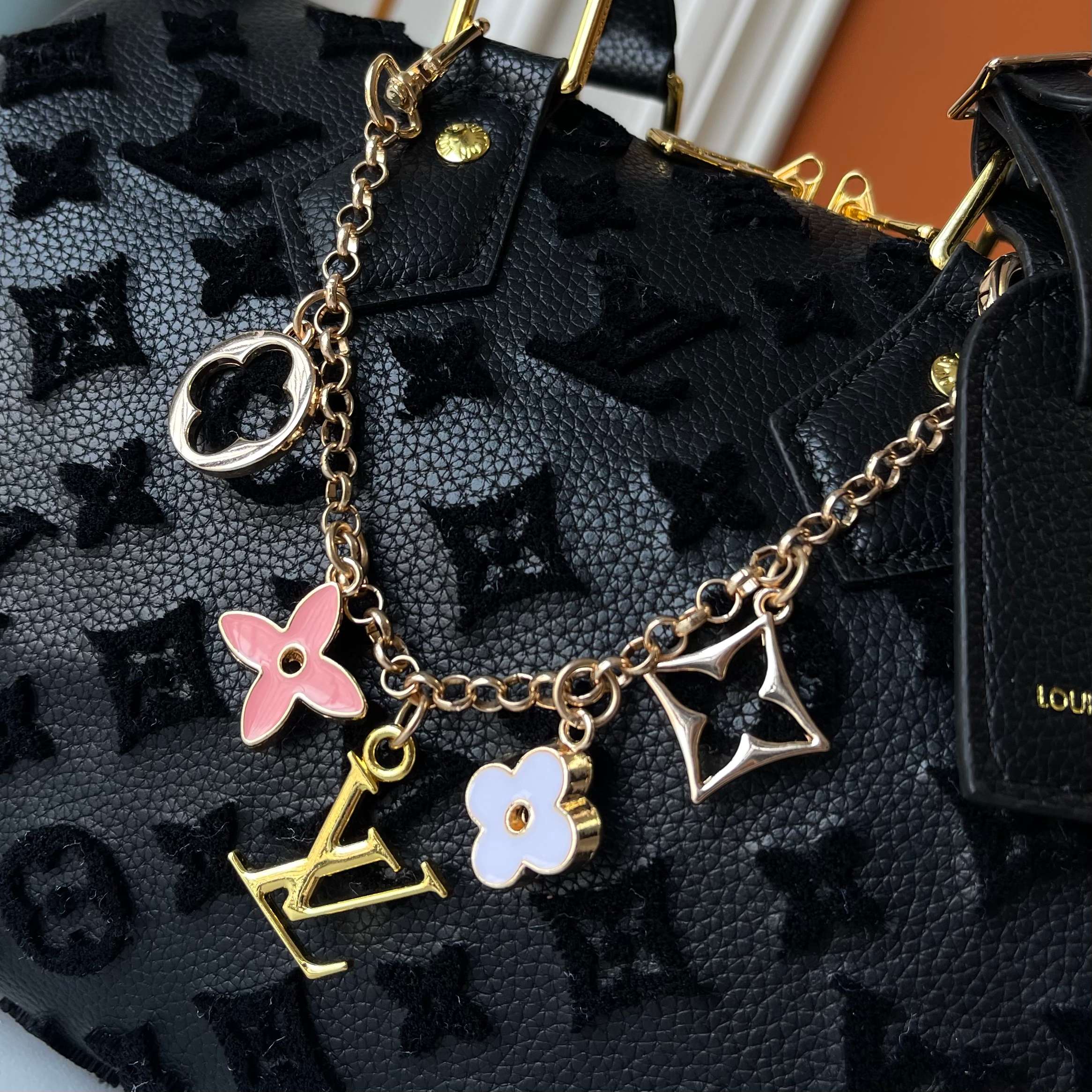 Black LV Handbag