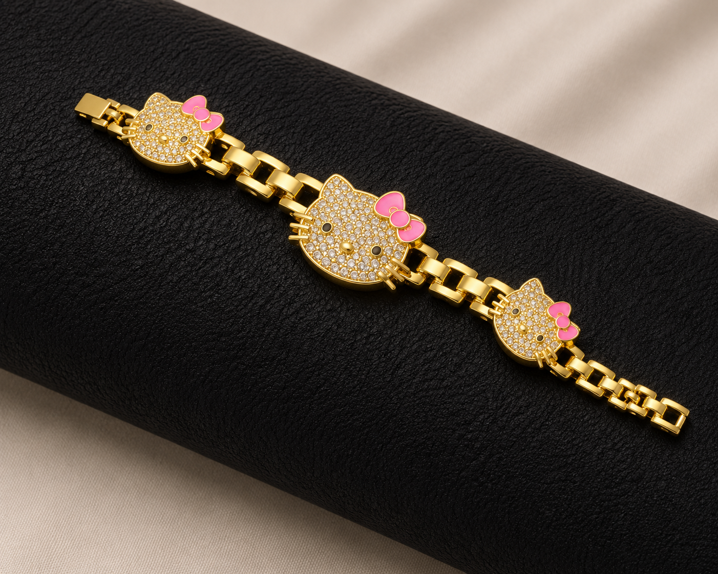 Triple hello Kitty bracelet
