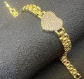 Heart Rolex Bracelet