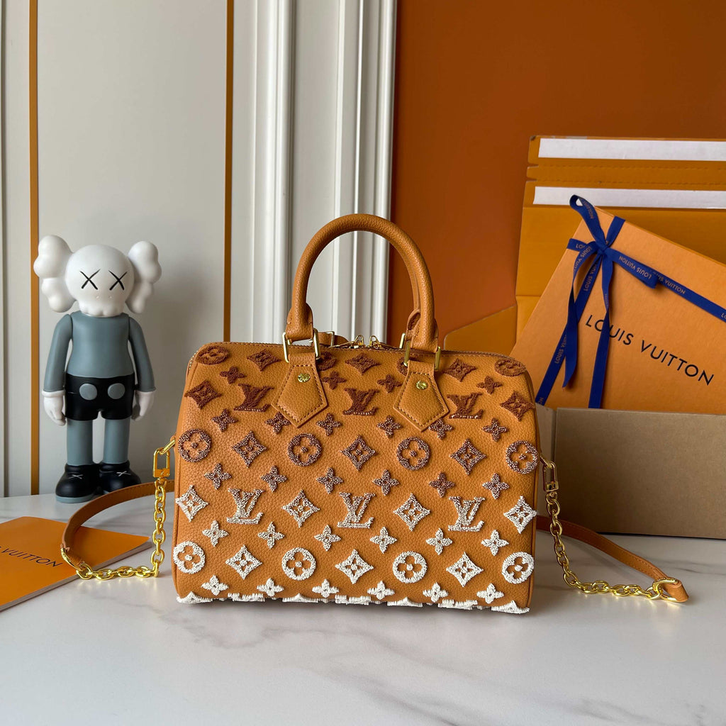 LV Orange Cream X White Hangbag