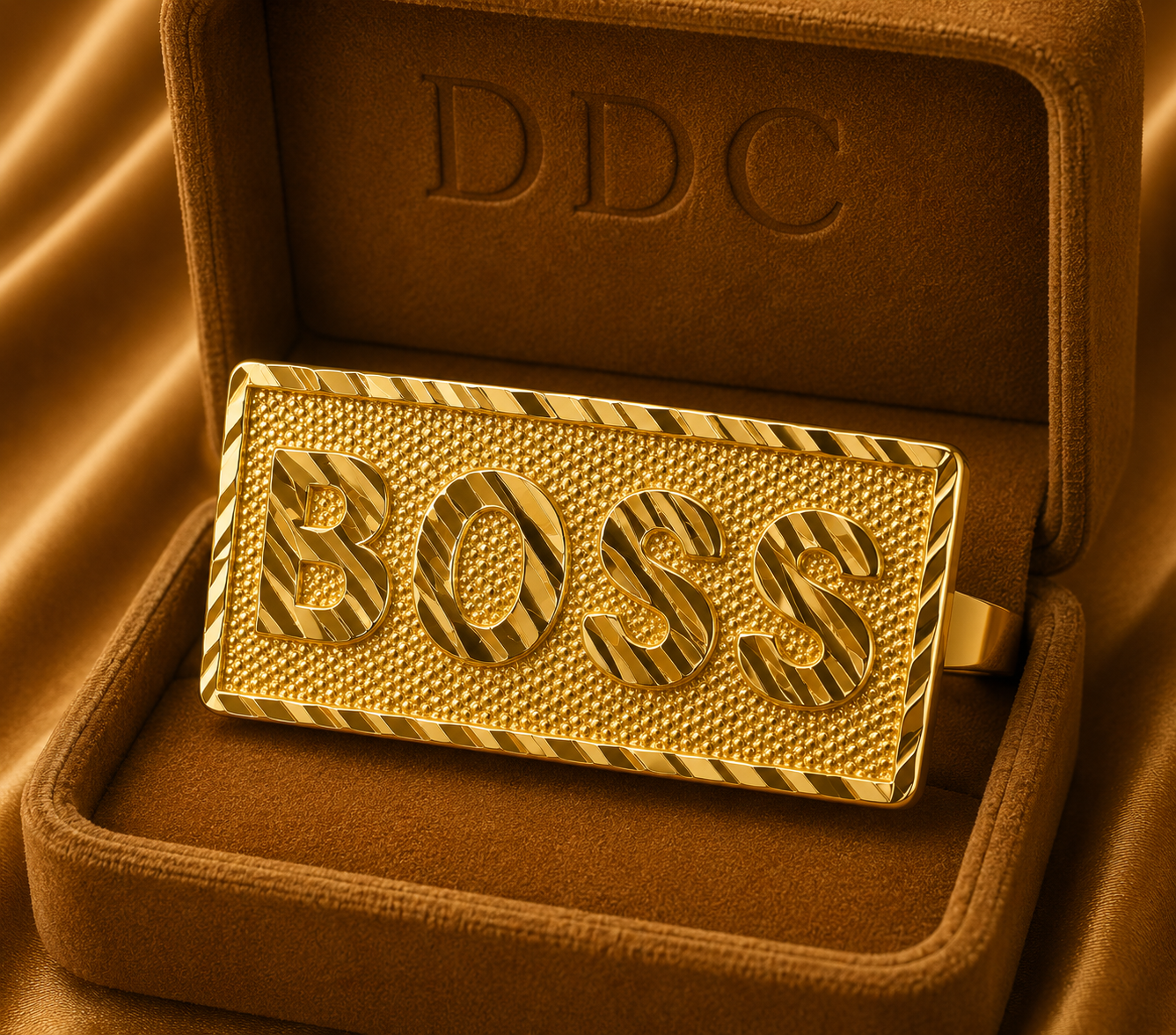 BOSS Double Finger Ring