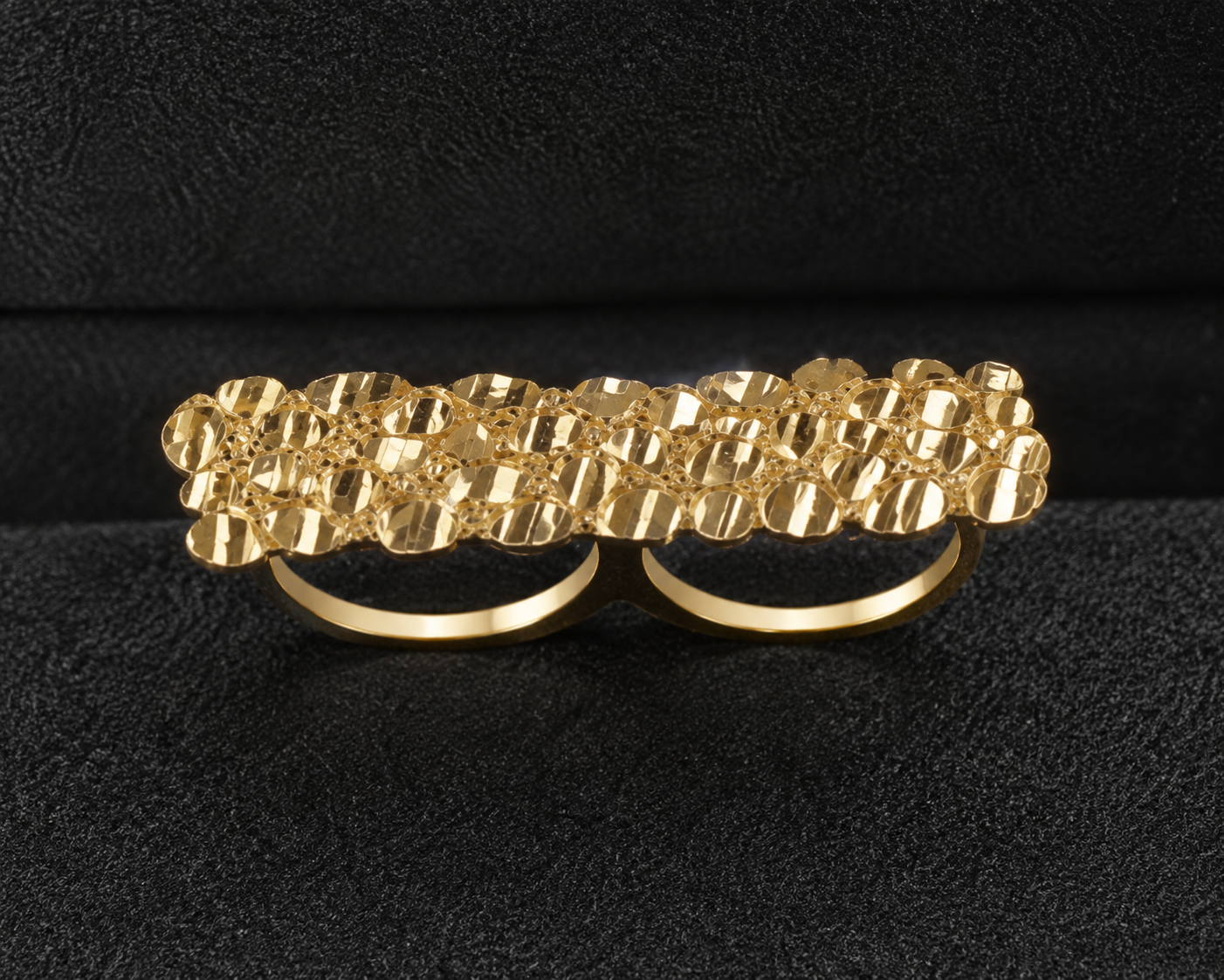 Double Finger Nugget Ring