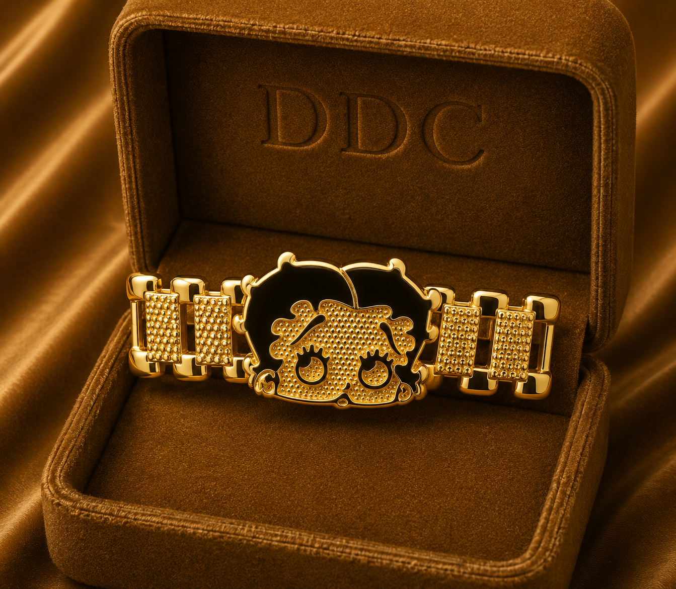 Betty Boop double finger ring ￼