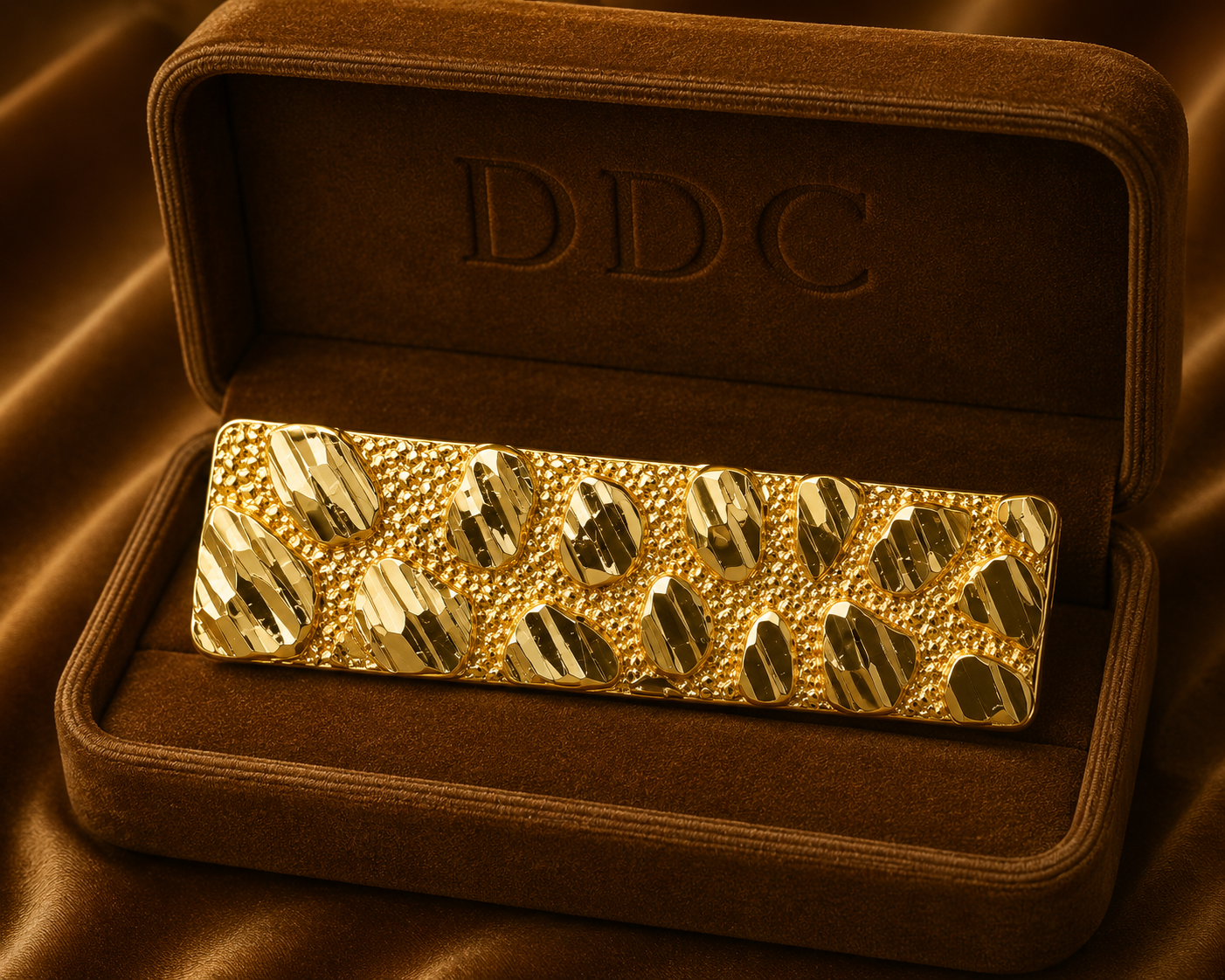 Double plated gold ring