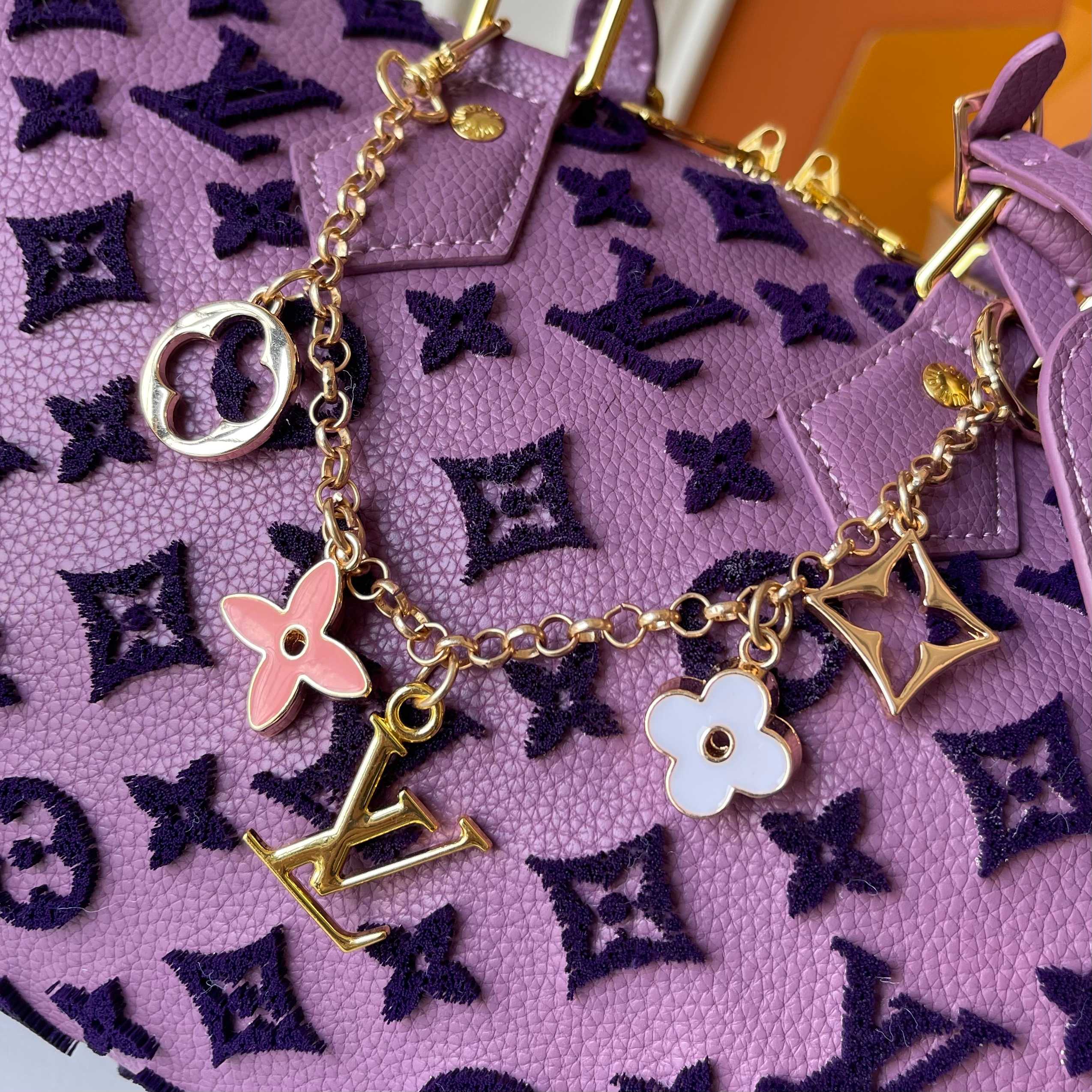 Purple LV Handbag