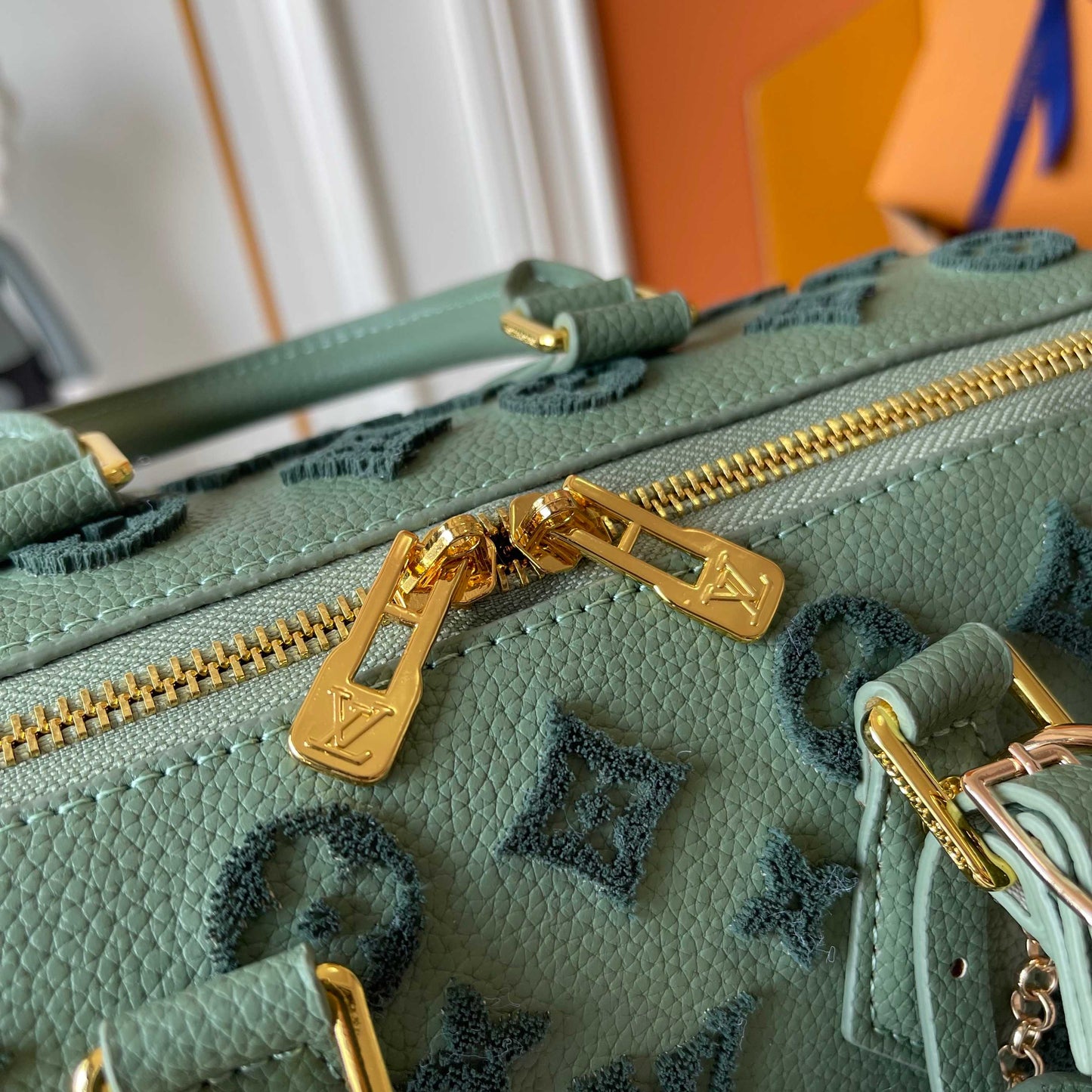 Green LV Hangbag
