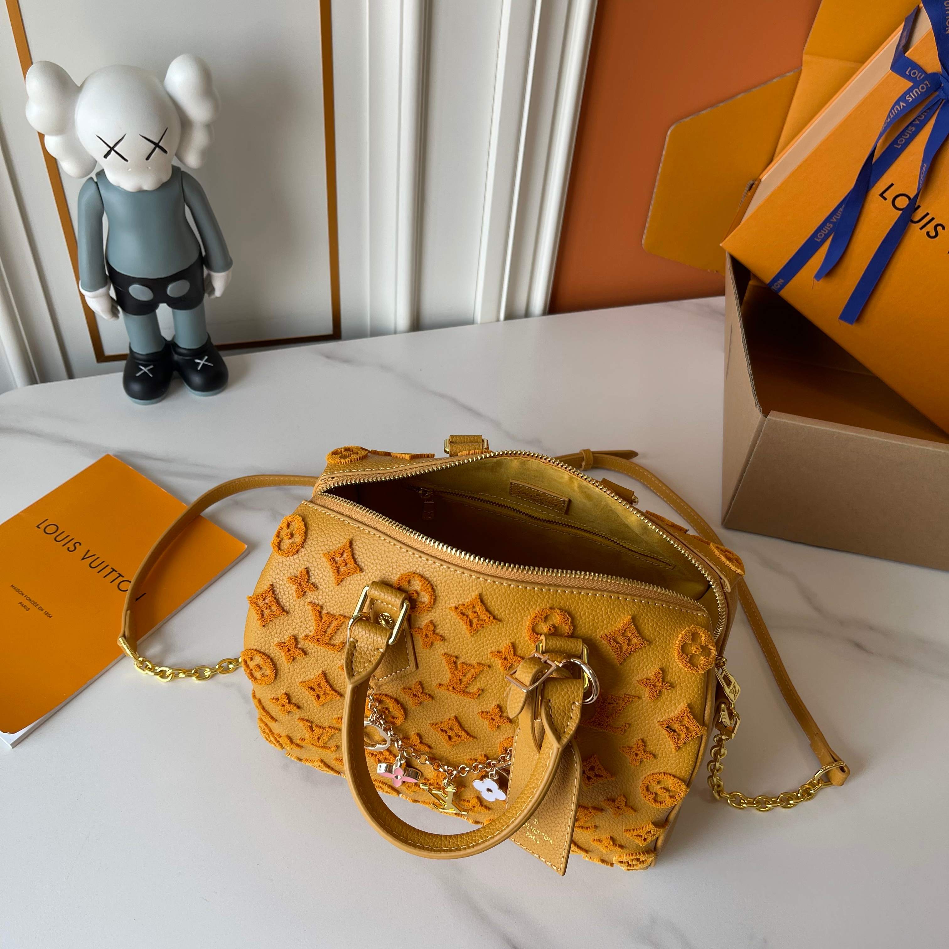 Orange LV Hangbag