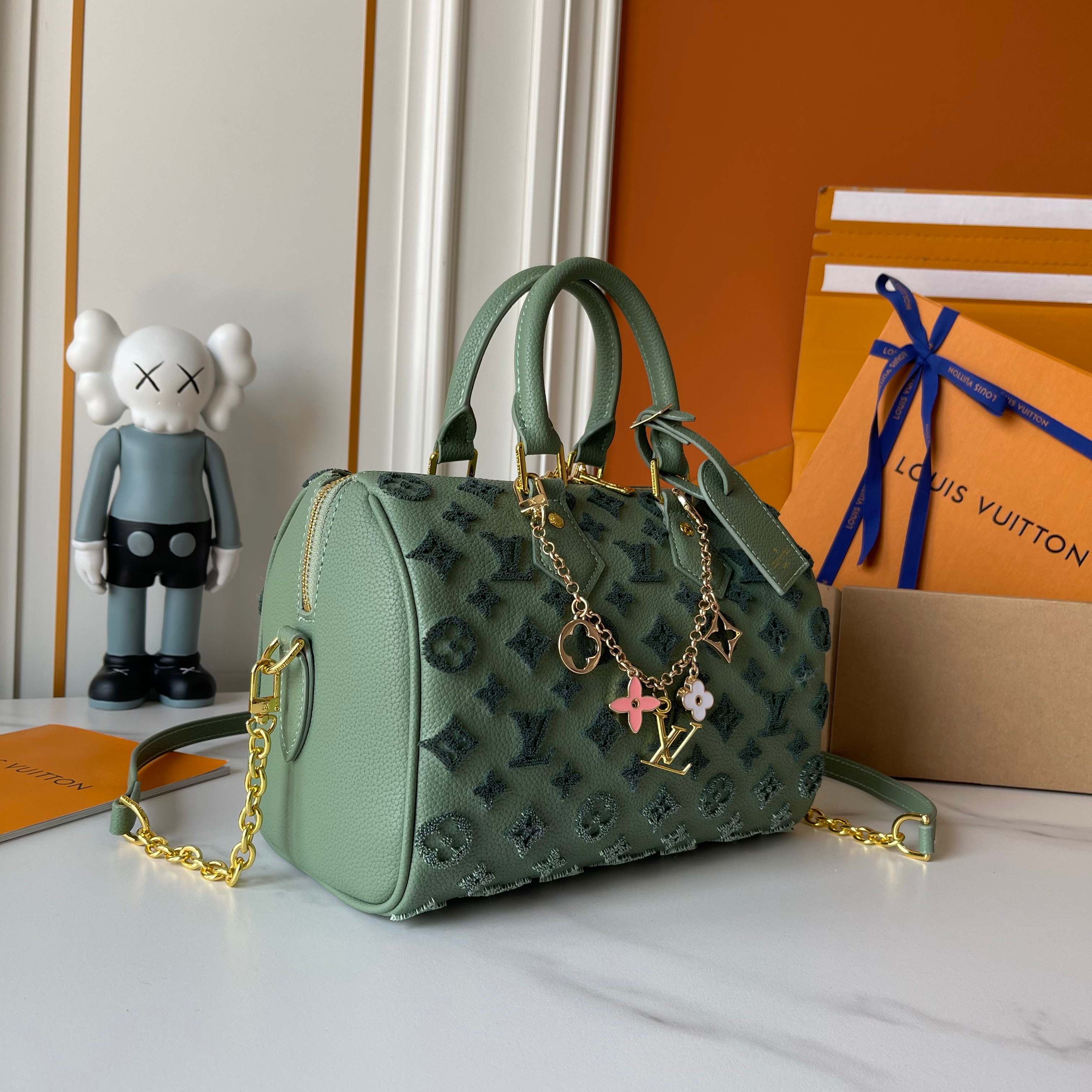 Green LV Hangbag