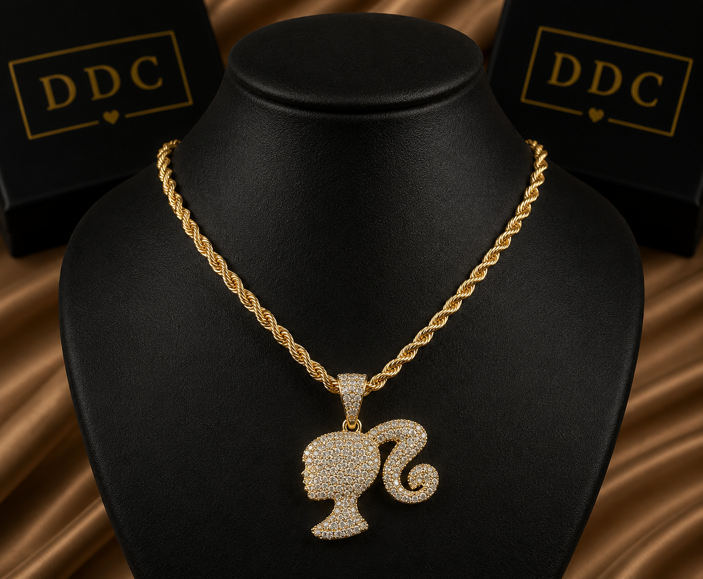 Diamond Barbie Necklace