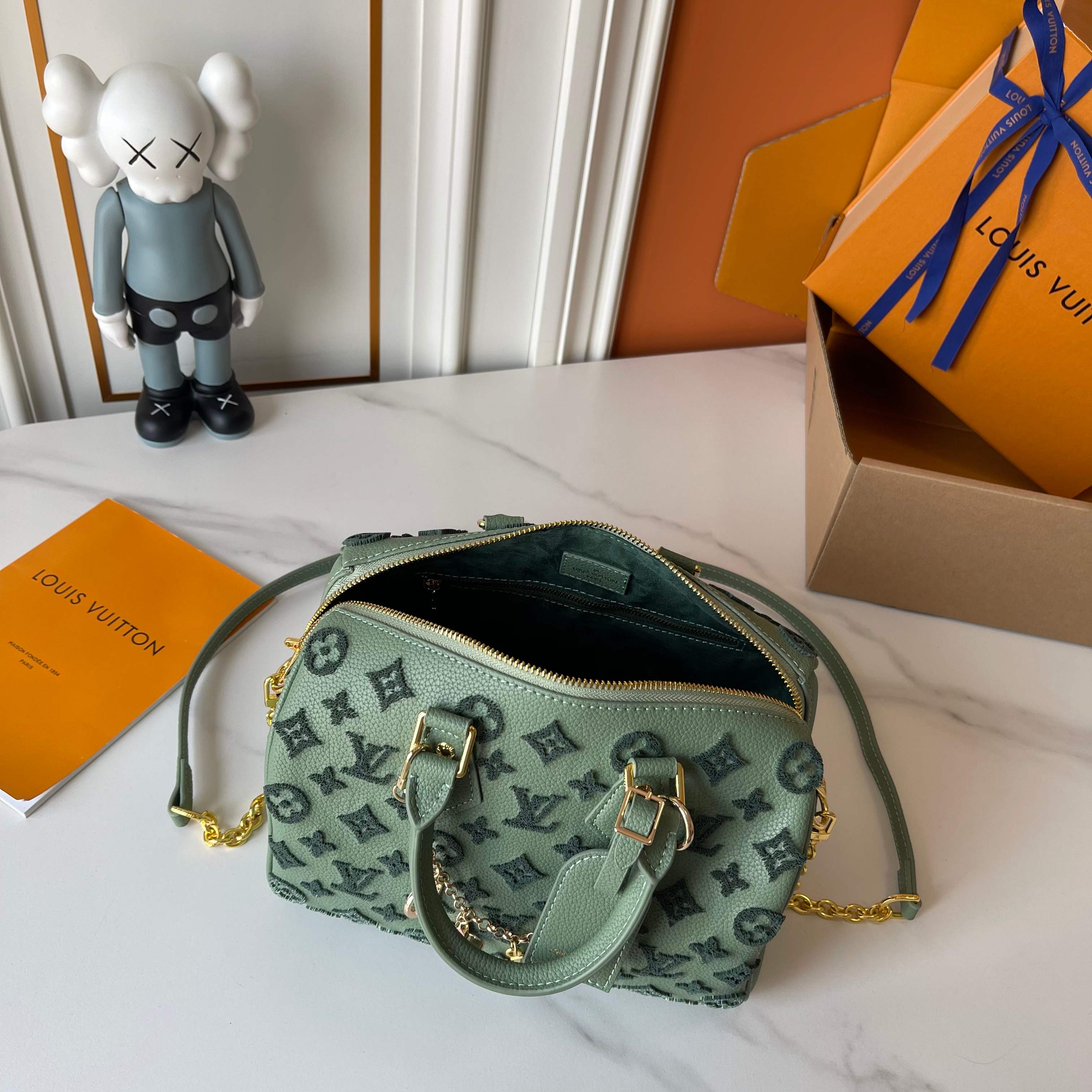 Green LV Hangbag