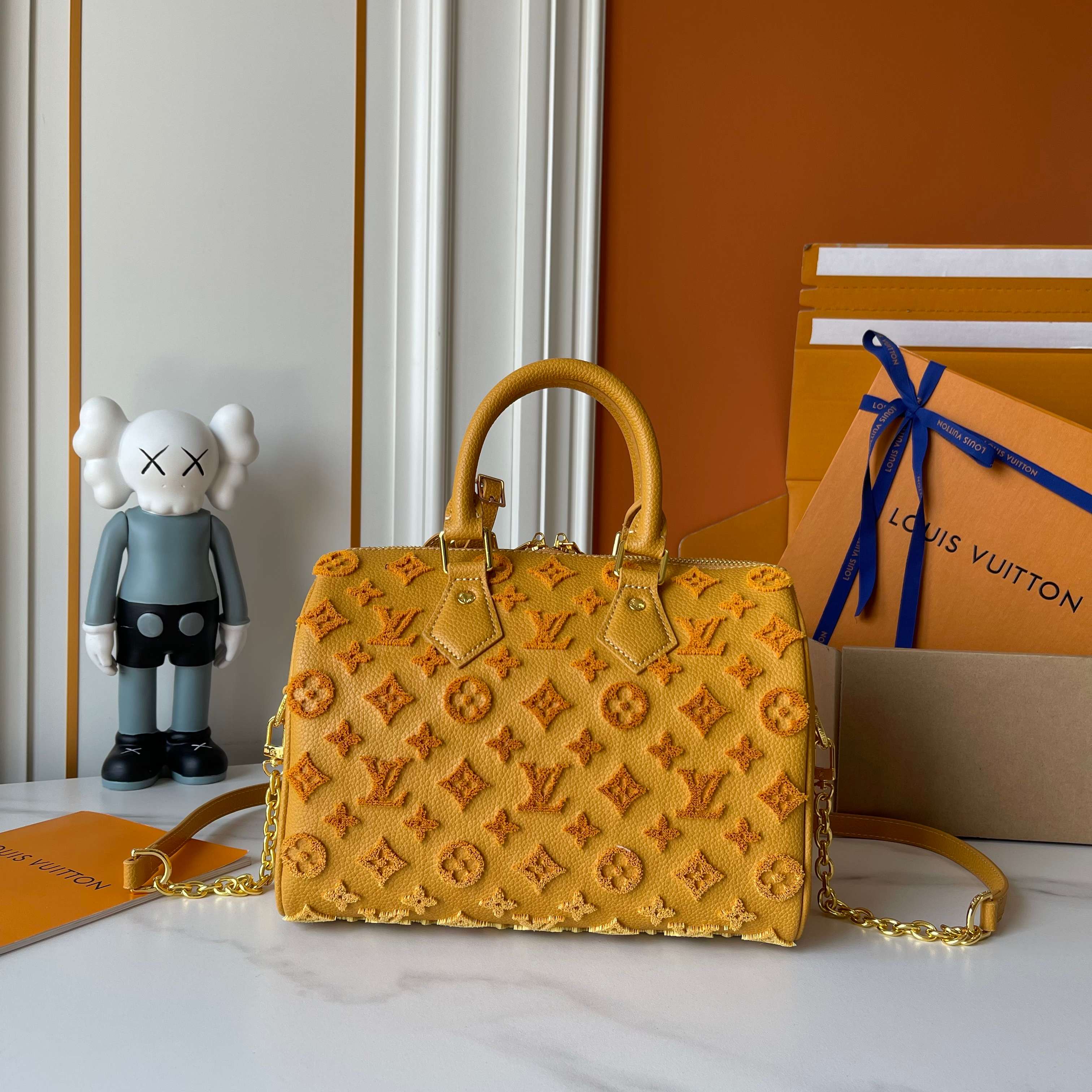 Orange LV Hangbag