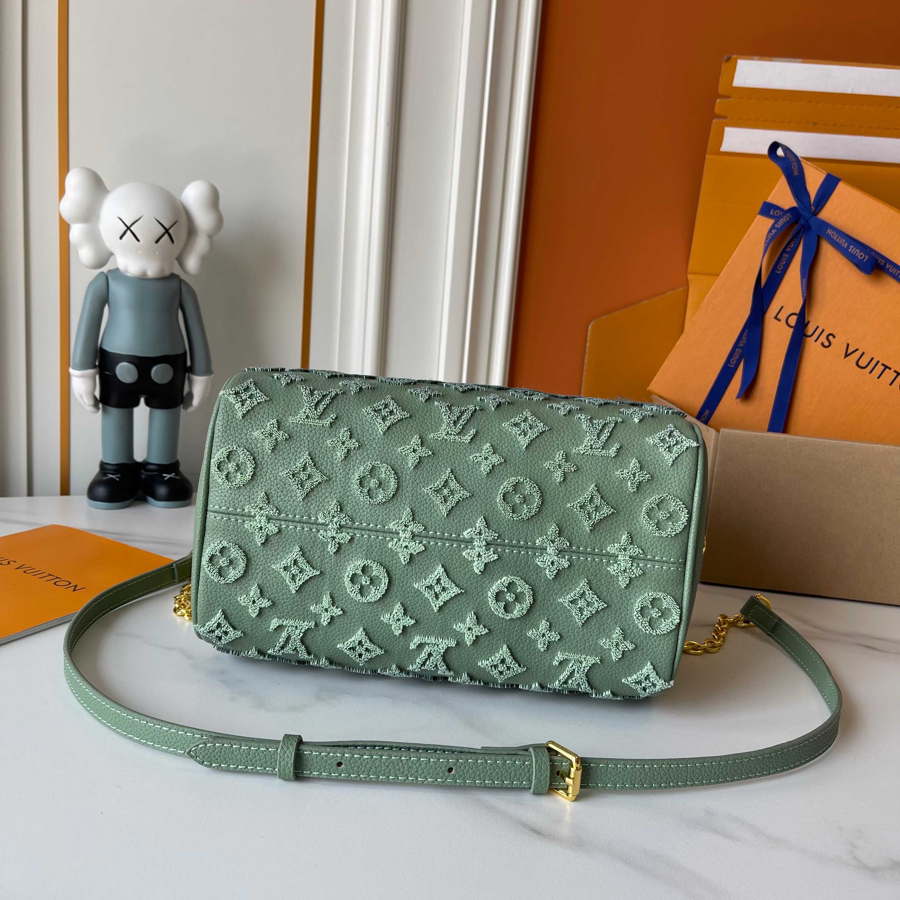 Green LV Hangbag
