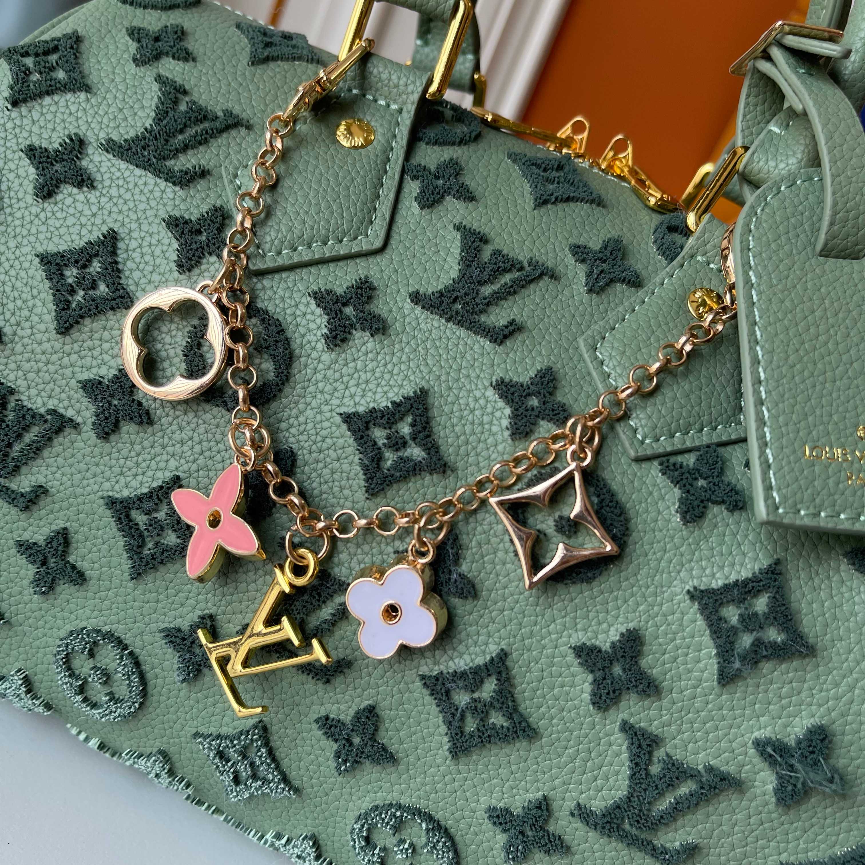 Green LV Hangbag