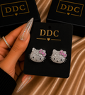 Pink HK Earrings