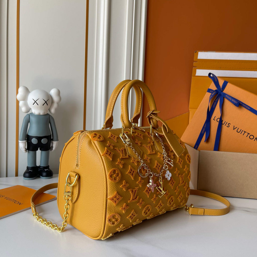 Orange LV Hangbag