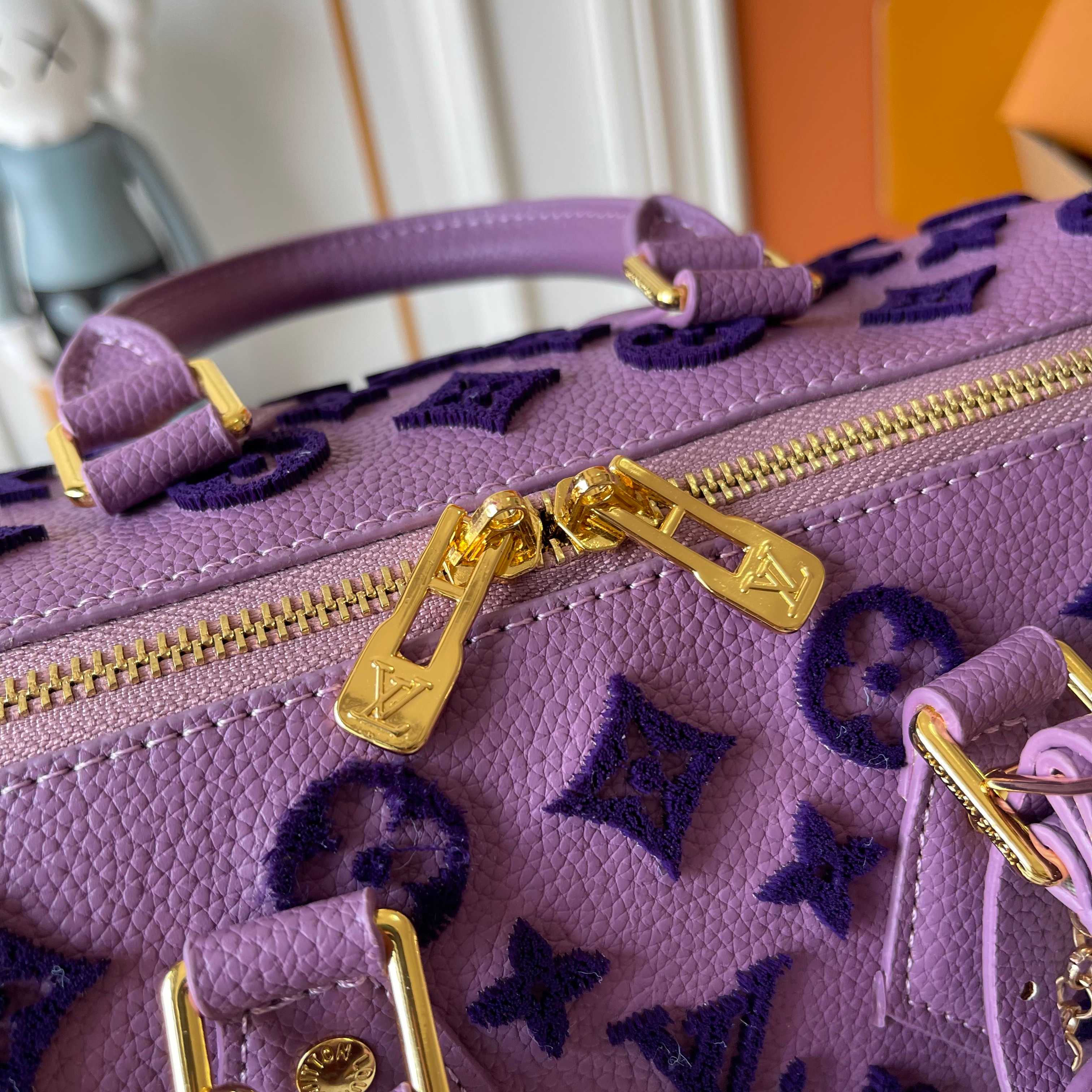 Purple LV Handbag