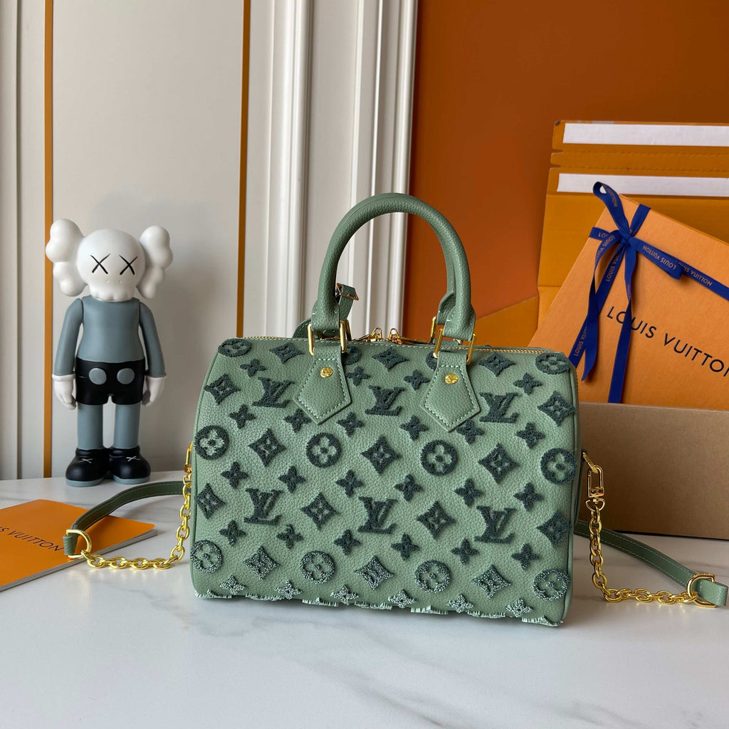 Green LV Hangbag