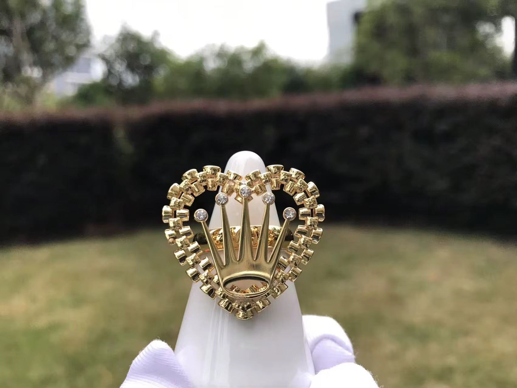 Crown Rolex ring