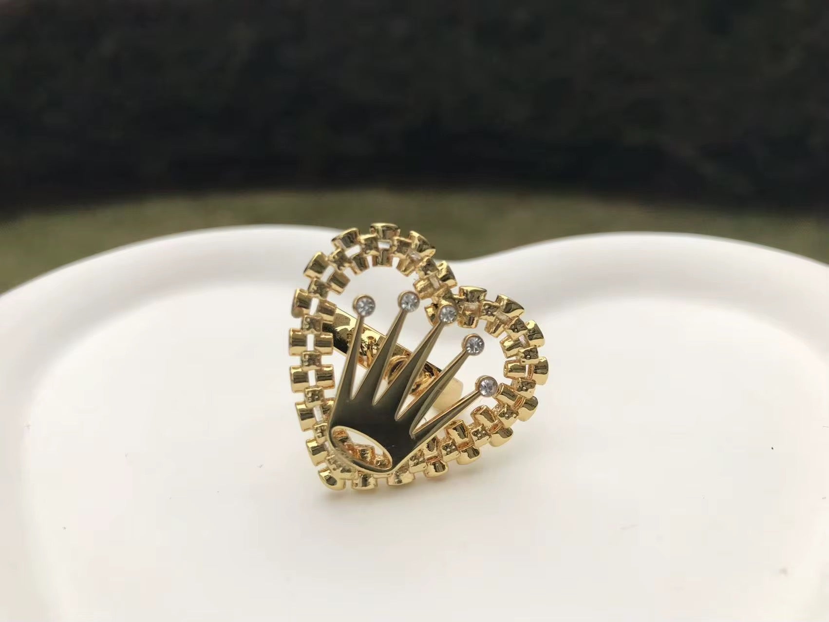 Crown Rolex ring