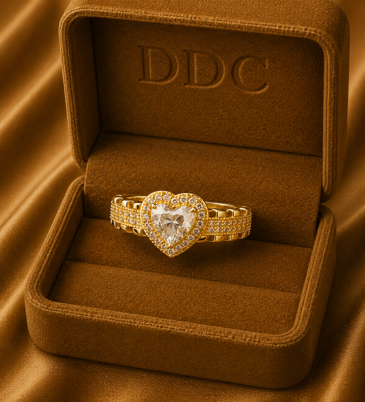 Diamond Heart Ring