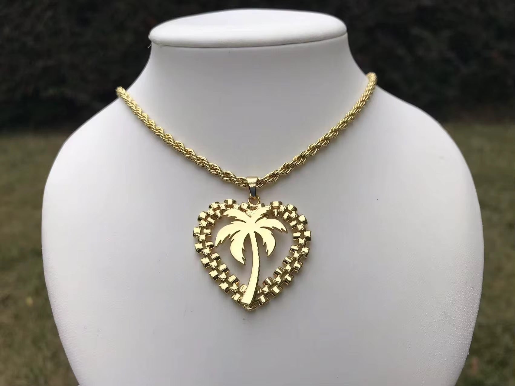 Palm Tree Gold Chain