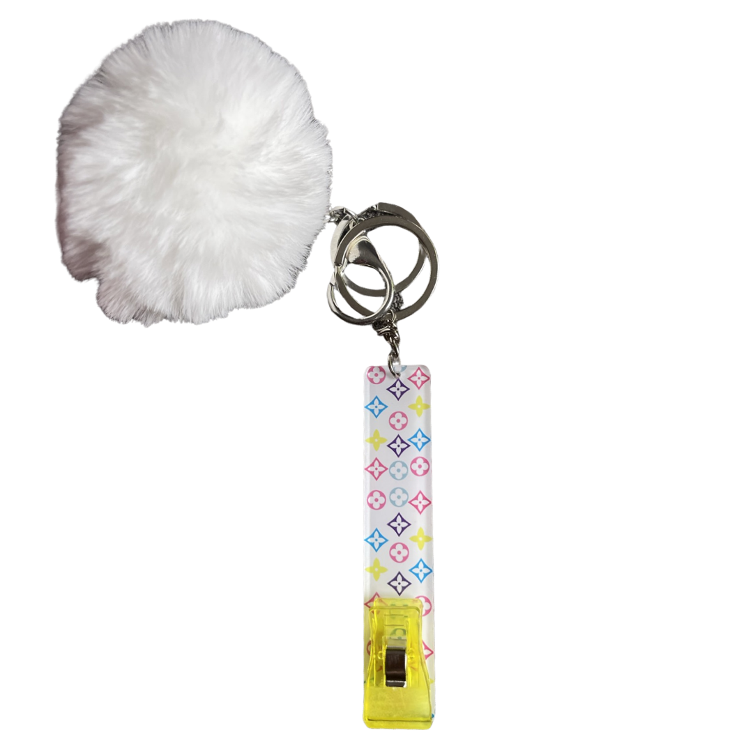 White LV Card Grabber